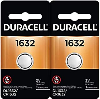 2 x 2 Duracell CR1632 1632 car remote batteries