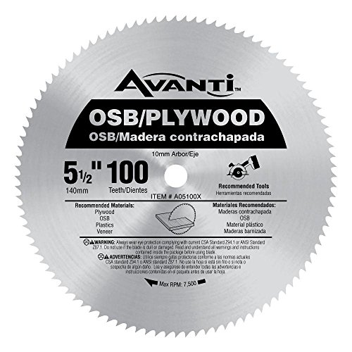 Avanti 5-1/2 X 100T Plywood, Silver, One Size (A05100X)