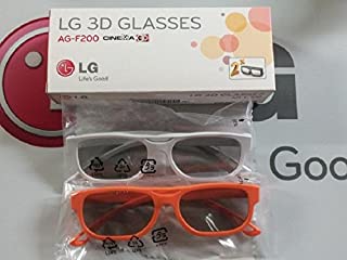 4 Pairs (2 Boxes) LG 3D TV Passive Glasses for HDTVs Cinema 3D AG-F200 LED HDTV