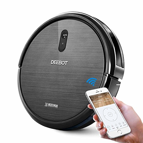 ECOVACS DEEBOT N79 Robotic Vacuum Cleaner with Strong Suction, for Low-Pile Carpet, Hard Floor, Wi-Fi Connected