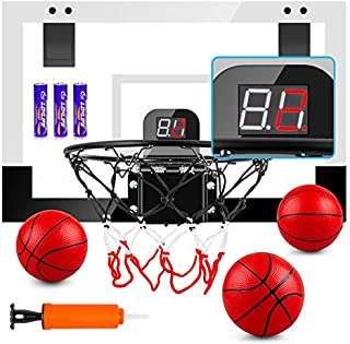 TREYWELL Indoor Mini Basketball Hoop for Kids and Adults, 17