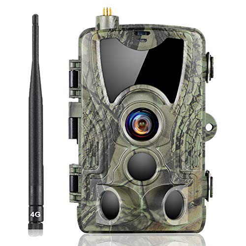 SUNTEKCAM LTE 4G Cellular Trail Cameras - 20MP 1080P Wireless Camera for Wildlife Monitoring with 0.3 Second Trigger Speed Cellular Game Camera