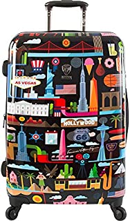 Heys America FVT Hardside Spinner Luggage (USA Black, 26-Inch)