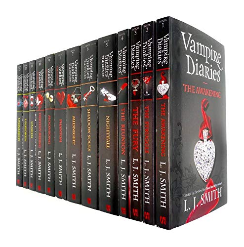 Vampire Diaries Complete Collection 13 Books Set by L. J. Smith (The Awakening, The Return, The Hunters & The Salvation)