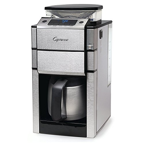 Capresso 488.05 Team Pro Plus Coffee Maker, Thermal Carafe, 10 Cup, Silver