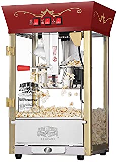 Great Northern Popcorn Red Matinee Movie Theater Style 8 oz. Ounce Antique Popcorn Machine