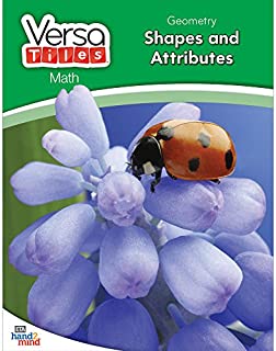 hand2mind VersaTiles Math Books Grade 3 (Geometry: Shapes and Attributes)