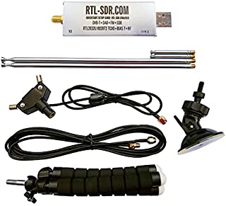 RTL-SDR Blog V3 R820T2 RTL2832U 1PPM TCXO HF Bias Tee SMA Software Defined Radio with Dipole Antenna Kit