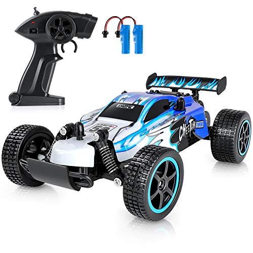 Remote Control Car for Boys - High Speed RC Racing Car with 2 Rechargeable Batteries, 1/20 2WD All Terrain Hobby RC Cars Fast Vehicle, Kids Car Toys for 6-12 Years Old Boys Xmas Gifts