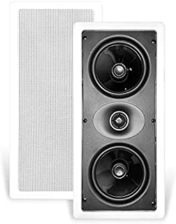 CT Sounds Bio 5.25 LCR Weatherproof in-Wall Surround Sound Speakers (Single) - Home Stereo, Theater, Kitchen, Outdoor in-Wall Speakers