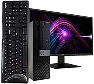 Dell 7050 PC Small Form Desktop Computer, Intel i5-6500 3.2GHz, 16GB RAM, 2TB HDD, Windows 10 Pro, New 23.6