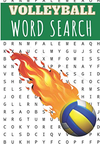 Volleyball Word Search: 40 puzzles | Challenging Puzzle Book for Adults, Kids, Seniors | More than 300 Volleyballs words on Team Sport, Rules, Field, ... | Large Print Gift | Brain Training Book