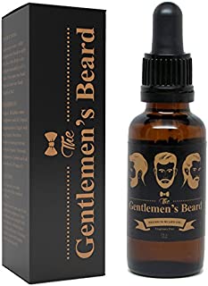 The Gentlemen's Premium Beard Oil - Conditioner Softener - All Natural Fragrance Free - Softens, Strengthens and Promotes Beard & Mustache Growth - Leave In Conditioner Moisturizes Skin