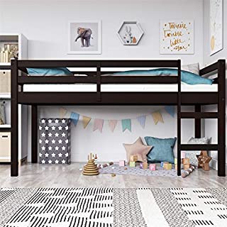 Dorel Living Milton Junior Twin Loft Bed, Espresso