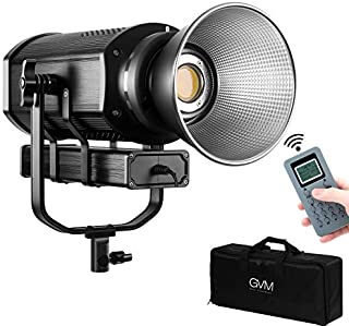 GVM Studio Led Video Light 300w Continuous Fresnel Light,YouTube Photography Lighting CRI97+ 5600K Continuous Output Lighting for YouTube, Video, Wedding