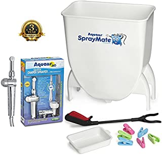 Aquaus SprayMate & Aquaus 360 Premium Diaper Sprayer for Toilet Bundle