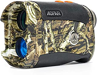 AOFAR HX-1200T Range Finder for Hunting Archery, 1200 Yards with Angle and Horizontal Distance, Shooting Wild Waterproof Coma Rangefinder, 6X 25mm, Range and Bow Mode, Free Battery Gift Package