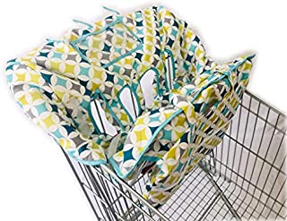 4 or 2 Leg Holes X-Large Size with Elastric Cushion for Twin Double Shopping Cart Cover for Baby Siblings