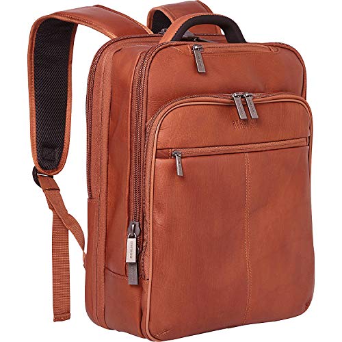 Kenneth Cole Reaction Manhattan Slim Backpack Colombian Leather 16