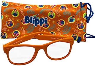 Blippi Toddler Screen Time Sunglasses - Bendable, Blue Light Blocking Glasses for Toddlers (Ages 2-4)
