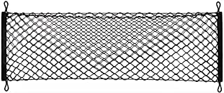 Heavy Duty Cargo Net Stretchable, Universal Adjustable Elastic Truck Net with Hooks, Storage Mesh Organizer Bungee for Car, SUV, Truck