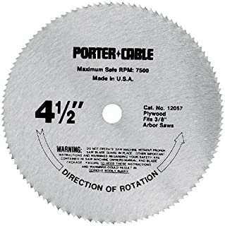 PORTER-CABLE 4-1/2-Inch Circular Saw Blade, Plywood Cutting, 120-Tooth (12057)