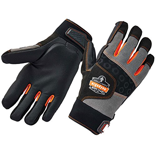 ProFlex 9002 Anti-Vibration Work Gloves, ANSI/ISO Certified, Full Fingered, Small