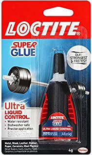 Loctite 1647358 Super Glue Ultra Control, 4 Grams, Single, Fast Acting Liquid Formula