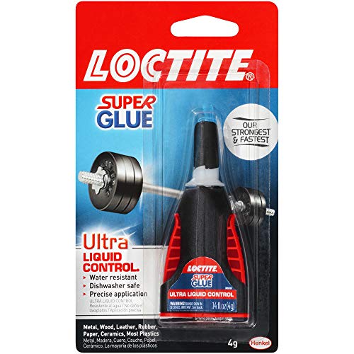 Loctite 1647358 Super Glue Ultra Control, 4 Grams, Single, Fast Acting Liquid Formula