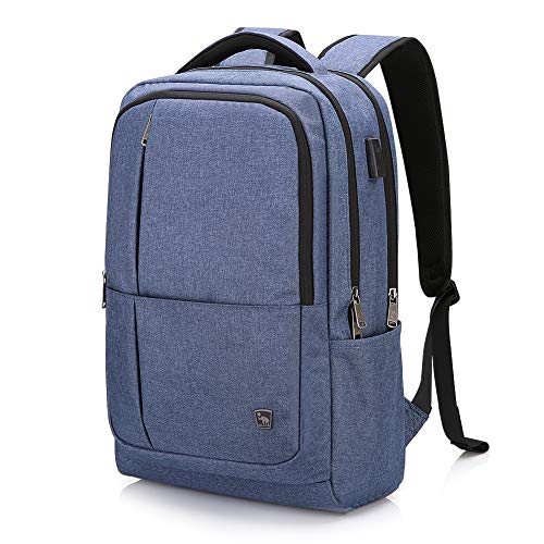 OIWAS Laptop Backpack 17 Inch For Men Business 17.3 Inch Bagpack Women Travel Daypack Large College School Bookbag Teens(Blue)