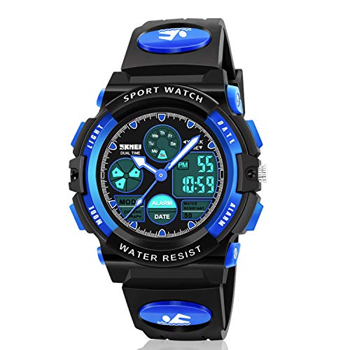 Boy Digital Watch Gifts for 5-15 Year Old Boys Girl Teen, Sports Watch Toys for 6-16 Year Old Boy Girl Present for Kids Age 6-16