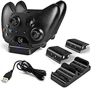 Xbox One Controller Dual Charger, Prodico Charging Dock Station with 2 Rechargeable Batteries for Xbox One Wireless Controller