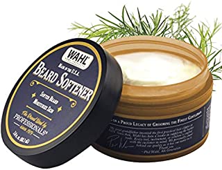 Wahl, Beard Creme for Softening Moisturizing Conditioning Facial Hair Essential Oils for Mens Grooming with Manuka Oil Meadowfoam Seed Oil Clove Oil Moringa Oil , Blue, Tea Tree, 3 Fl Oz