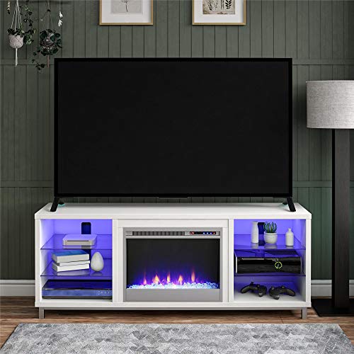 Ameriwood Home Fireplace TV Stand for TVs up to 70