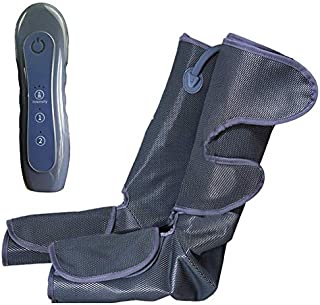 Air Compression Foot and Leg Massager with Rechargeable Cordless Hand-held Controller 4 Modes 3 intensities