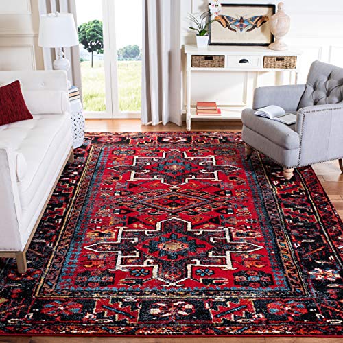 Safavieh Vintage Hamadan Collection VTH211A Oriental Traditional Persian Area Rug, 6'7