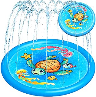 Splash Pad Water Toy Sprinkler Mat Pool for Kids Toddlers 68