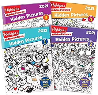 Highlights Hidden Pictures 2021 4-Book Set