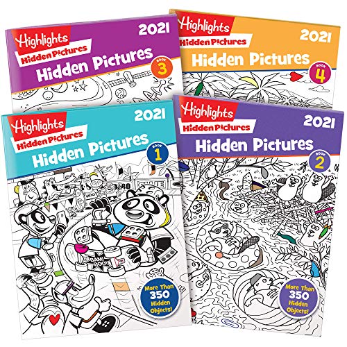 Highlights Hidden Pictures 2021 4-Book Set