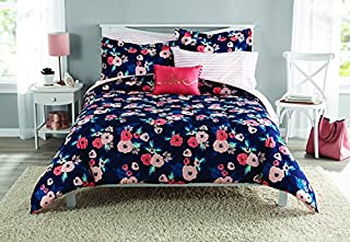 Mainstays Garden Floral Bed in a Bag Bedding Set, Full Size Comforter Set