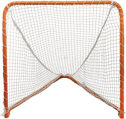 STX Lacrosse Folding Backyard Lacrosse Goal, Orange, 6 x 6-Feet