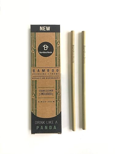 BamBoo Roots Reusable Bamboo Drinking Straws