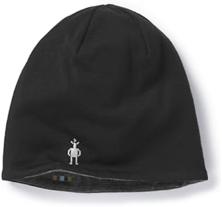 SmartWool PhD Light Reversible Beanie Black-Char H 1FM