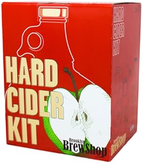 Brooklyn Brew Shop Hard Cider Making Kit: Starter Set with Reusable Glass Fermenter