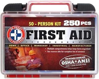 "Be Smart Get Prepared 250 Piece First Aid Kit