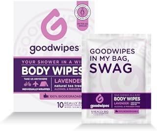 GoodWipes Women's Deodorizing Body Biodegradable Wipes