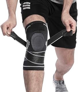 BERTER Knee Brace for Men Women - Compression Sleeve Non-Slip for Running