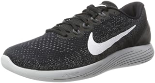 NIKE Men's Lunarglide 9 Running Shoe Black/White/Dark Grey/Wolf Grey 10 D