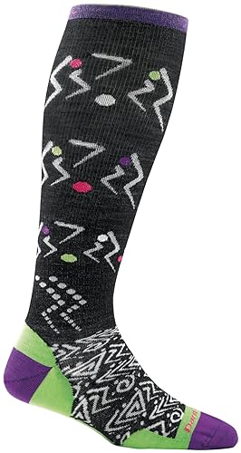 Darn Tough Vertex Over The Calf Ultra Light Sock - Women's Black Small