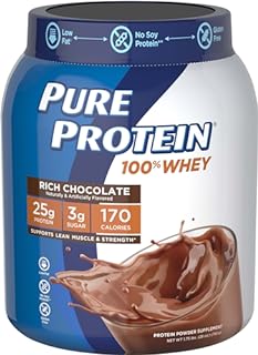 Pure Protein 100% Whey Powder Rich Chocolate